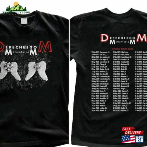 Depeche Mode 2023 Fall Tour Shirt Memento Mori Band Fan T-Shirt Unisex