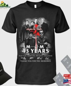 Depeche Mode 43 Years 1980 2023 T-Shirt Shirt Hoodie Classic