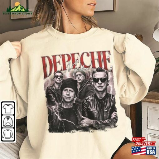 Depeche Mode Band Music Shirt Vintage Retro 90S Style Sweatshirt T-Shirt