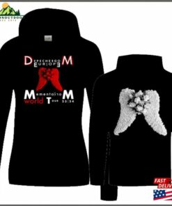Depeche Mode Europe Memento Mori Tour Style Hoodie Black Women Classic Depeche Mode Europe Memento Mori Tour Style Hoodie Black Women Classic