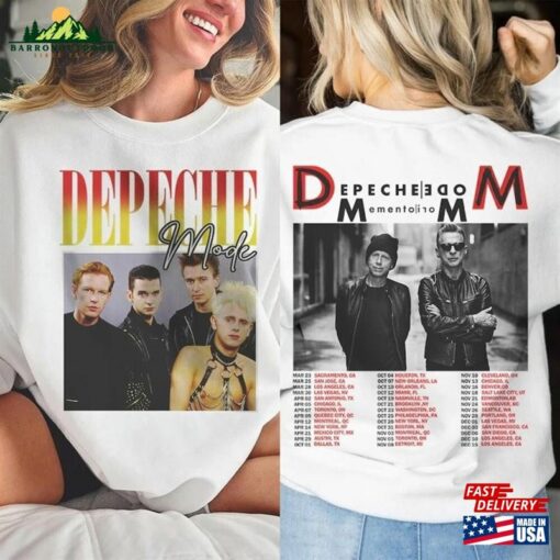 Depeche Mode Memento Design Graphic Mori World Tour T-Shirt 2023 Shirt Unisex Hoodie