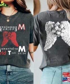 Depeche Mode Memento Mori T-Shirt 2 Sides Shirt Rock Tour Unisex