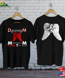 Depeche Mode Memento Mori T-Shirt 2 Sides Shirt Rock Tour Unisex