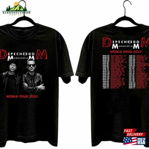 Depeche Mode Memento Mori Tour 2023 2 Sides T-Shirt Sweatshirt Band Fan Gift Hoodie