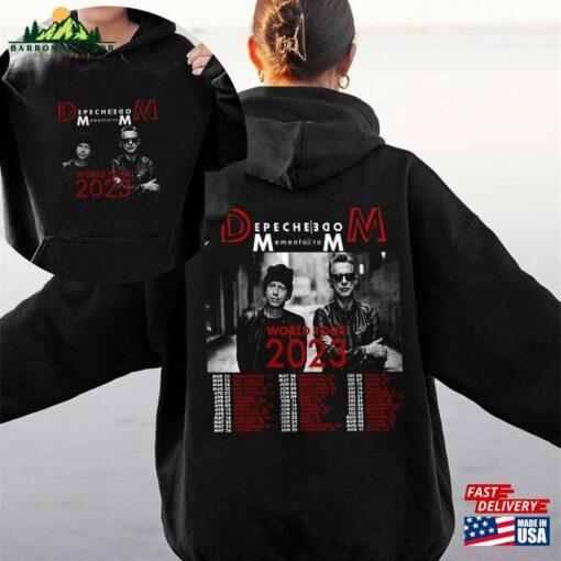 Depeche Mode Memento Mori World Tour 2023 Shirt Rock T-Shirt Merch Unisex Hoodie