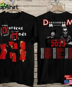 Depeche Mode Memento Mori World Tour 2023 T-Shirt Rock Band Shirt Hoodie