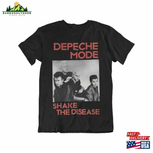 Depeche Mode Shake The Disease Black Unisex T-Shirt Sweatshirt