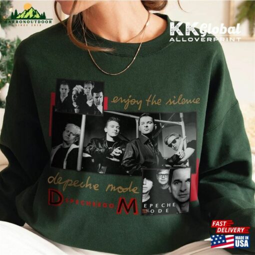 Depeche Mode T-Shirt Enjoy The Silence Music Shirt Vintage Style Sweatshirt Hoodie