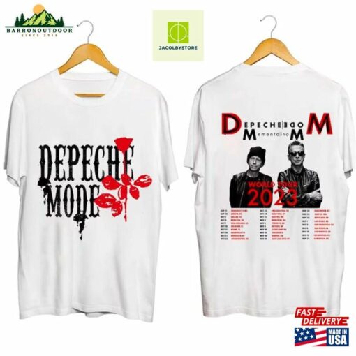 Depeche Mode Tour 2 Sides Unisex Shirt Gift For Fan Hoodie Sweatshirt