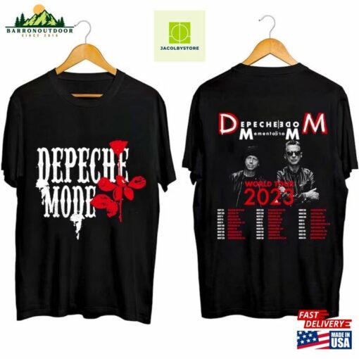 Depeche Mode Tour 2 Sides Unisex Shirt Gift For Fan Hoodie Sweatshirt