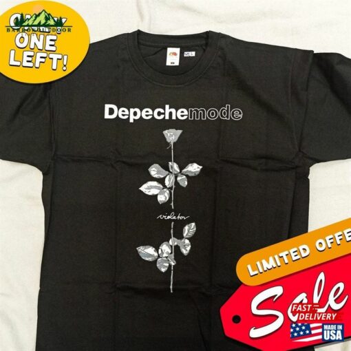 Depeche Mode Violator Sale! Size L B19 T-Shirt Cotton Men’s All Sizes S Unisex