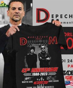 Depeche Mode World Tour 2023 Shirt 43Rd Anniversary Unisex Merch Classic Sweatshirt