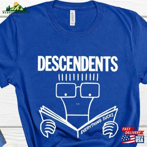 Descendents Everything Sucks Shirt Vintage 90S Band T-Shirt Sweatshirt Hoodie