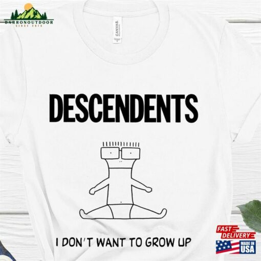 Descendents I Don’t Want To Grow Up Shirt Baby T-Shirt Band Hoodie Classic