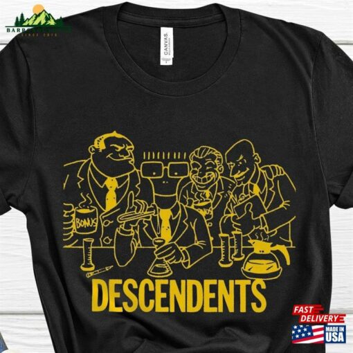 Descendents T-Shirt Vintage 90S Band Black Unisex Classic