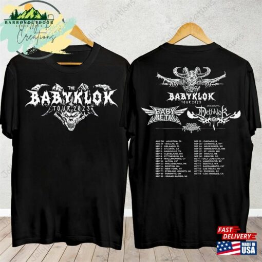 Dethklok Babyklok Tour 2023 Shirt Concert For Fan Unisex T-Shirt