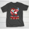 Detroit Red Wings Funny Santa Claus Dabbing Christmas 2020 NHL T-Shirt