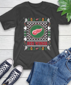 Detroit Red Wings Merry Christmas NHL Hockey Loyal Fan Ugly Shirt