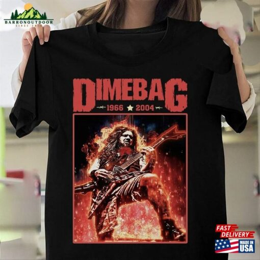 Dimebag Darrell 1966 2004 Unisex Vintage Guitarist Tee Hoodie