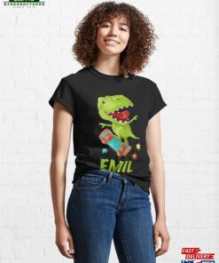 Dino Boy Lettering Emil Classic T-Shirt Hoodie Sweatshirt Dino Boy Lettering Emil Classic T-Shirt Hoodie Sweatshirt