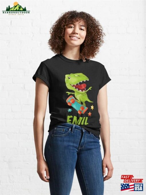 Dino Boy Lettering Emil Classic T-Shirt Hoodie Sweatshirt