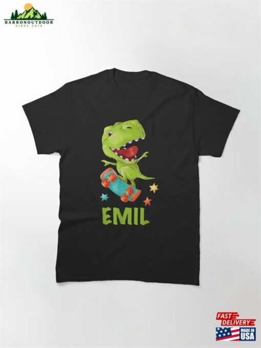 Dino Boy Lettering Emil Classic T-Shirt Hoodie Sweatshirt