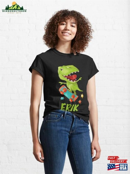 Dino Boy Lettering Erik Classic T-Shirt Sweatshirt Hoodie