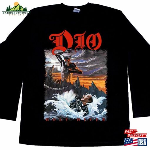 Dio Holy Diver New Black Short Long Sleeve T Hoodie Sweatshirt