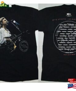 Dire Straits Album Music On Every Street Tour 1992 T-Shirt Rock Band Graphic 90S Shirt Classic Hoodie