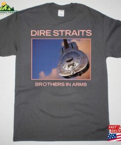 Dire Straits Brothers In Arms Tour 1985 Mark Knopfler T-Shirt Shirt Classic Unisex Dire Straits Brothers In Arms Tour 1985 Mark Knopfler T-Shirt Shirt Classic Unisex