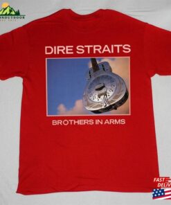 Dire Straits Brothers In Arms Tour 1985 Mark Knopfler T-Shirt Shirt Classic Unisex 3 Dire Straits Brothers In Arms Tour 1985 Mark Knopfler T Shirt Shirt Classic Unisex 4