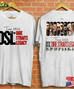 Dire Straits Legacy Tour 2023 Rocking The Stage In Style Shirt Rock Unisex Classic