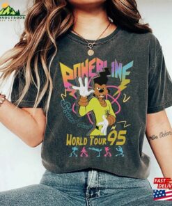 Disney A Goofy Movie Powerline Stand Out World Tour 95 Comfort Shirt Walt T-Shirt Hoodie