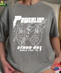 Disney A Goofy Movie Powerline World Tour T Shirt Shirt Disneyland Family Matching Magic Kingdom Tee Hoodie 4