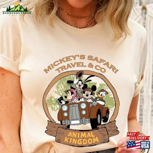 Disney Animal Kingdom Shirt Mickey And Friends Safari Family Trip Hoodie Unisex