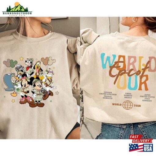 Disney Animal Kingdom Shirt Mickey And Friends Safari Wild Trip World Tour Sweatshirt Hoodie