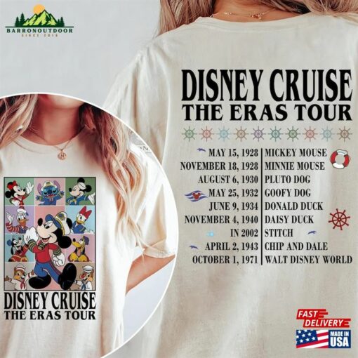 Disney Cruise The Eras Tour Shirt Family Comfort Colors Matching Shirts T-Shirt Classic