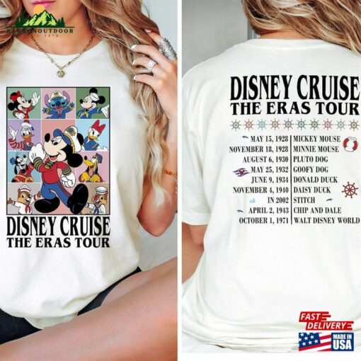 Disney Cruise The Eras Tour Shirt Family Comfort Colors Matching Shirts T-Shirt Classic