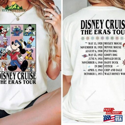 Disney Cruise The Eras Tour Shirt Family Comfort Colors Matching Shirts Vacation 2023 Hoodie Sweatshirt