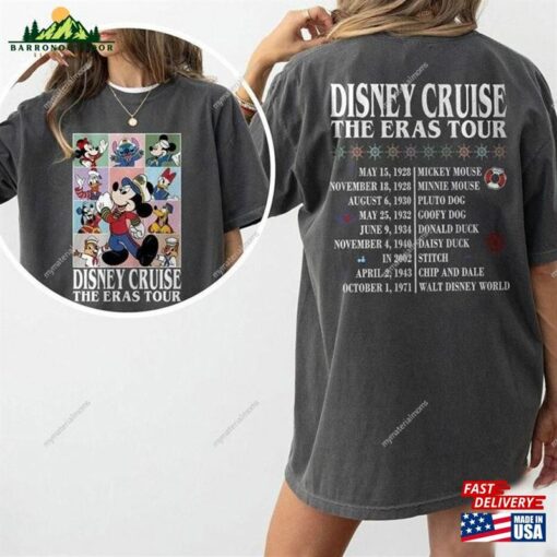 Disney Cruise The Eras Tour Shirt Family Comfort Colors Matching Shirts Vacation 2023 Hoodie T-Shirt