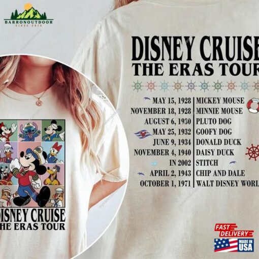 Disney Cruise The Eras Tour Shirt Family Comfort Colors Matching Shirts Vacation 2023 Hoodie T-Shirt