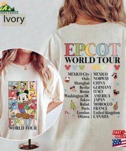 Disney Epcot Christmas Shirt World Tour Mickey And Friends Sweatshirt Classic Disney Epcot Christmas Shirt World Tour Mickey And Friends Sweatshirt Classic