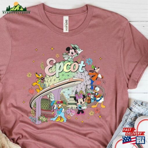 Disney Epcot Shirt Vintage 1982 T-Shirt Hoodie