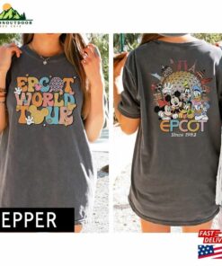 Disney Epcot World Tour Comfort Colors Shirt Mickey And Friends Hoodie T-Shirt