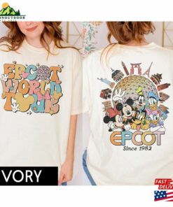 Disney Epcot World Tour Comfort Colors Shirt Mickey And Friends Hoodie T-Shirt