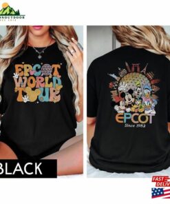 Disney Epcot World Tour Comfort Colors Shirt Mickey And Friends Hoodie T Shirt 4
