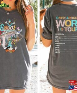 Disney Epcot World Tour Shirt Disneyland Trip 2023 Tee Hoodie Unisex