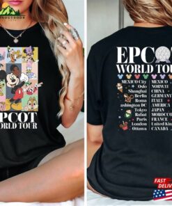 Disney Epcot World Tour Shirt Vintage Dinsey Vacation T-Shirt Family Matching Hoodie Sweatshirt 2 Disney Epcot World Tour Shirt Vintage Dinsey Vacation T Shirt Family Matching Hoodie Sweatshirt 3