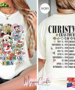 Disney In My Christmas Era Two Sided Comfort Colors Shirt Tour Sweatshirt Classic