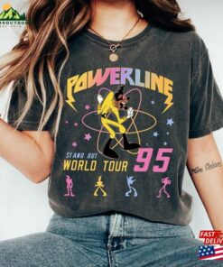 Disney Powerline Stand Out World Tour 95 Retro Shirt Vintage A Goofy Movie Matching Family Hoodie Unisex 4